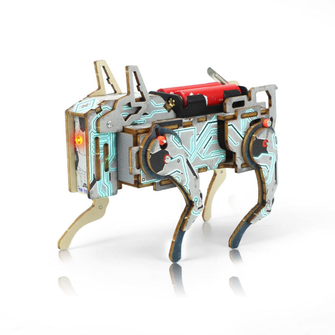 Pludo Sound Activated Robotic Dog DIY Kit – Learn Sound Detection and Mechanics for Ages 14–18 | Grade 9–10 - Image 3