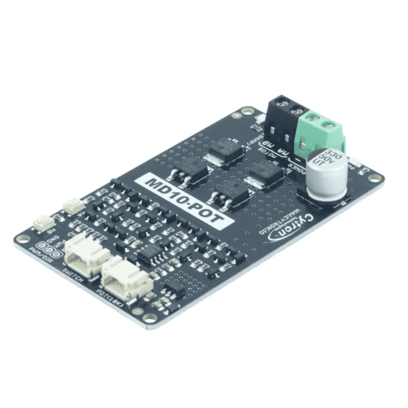 Cytron 10Amp 7V-30V Switch Control Potentiometer with DC Motor Driver