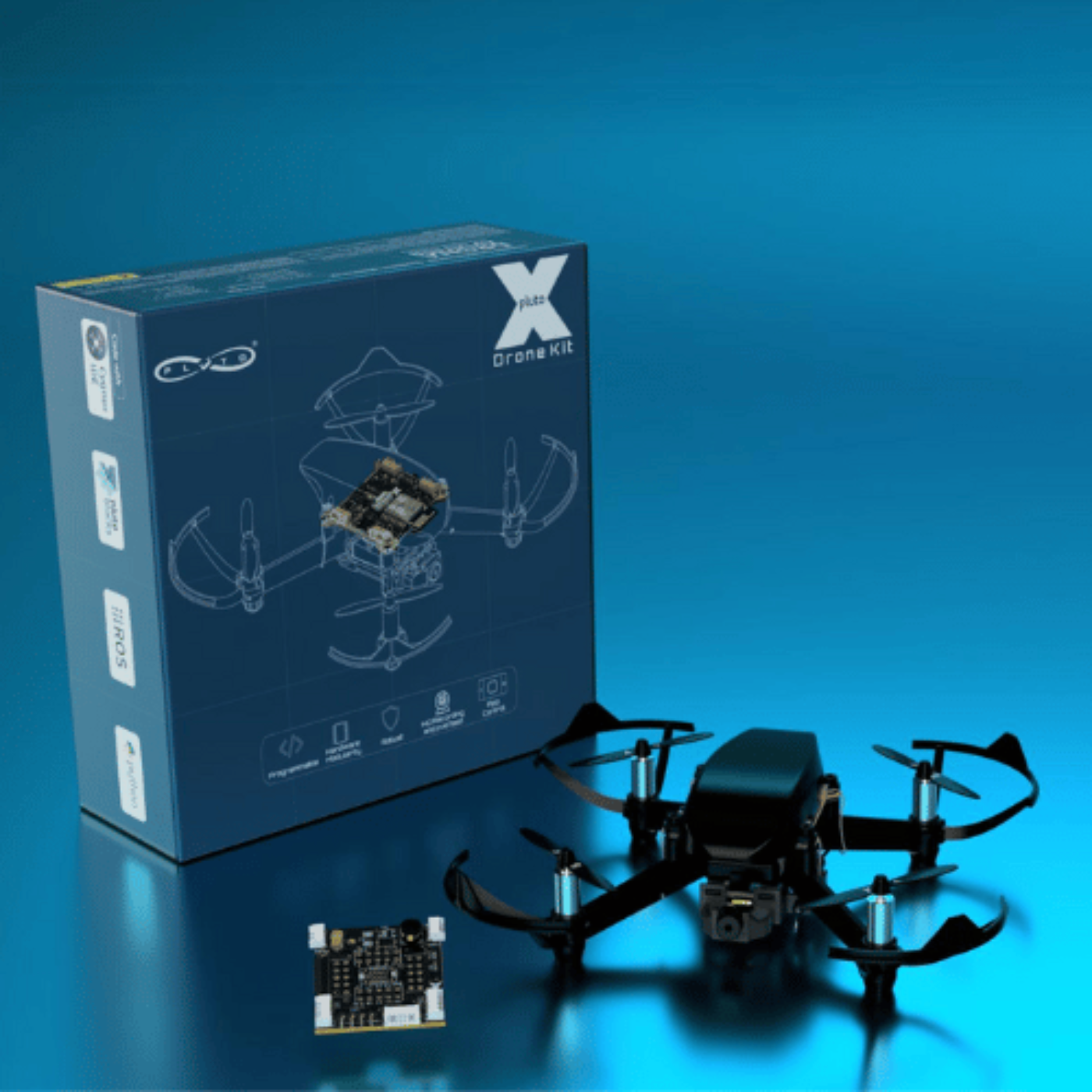 Pluto X Educational Nano DIY Drone Kit with Camera and WIFI for STEM Learning - Image 2