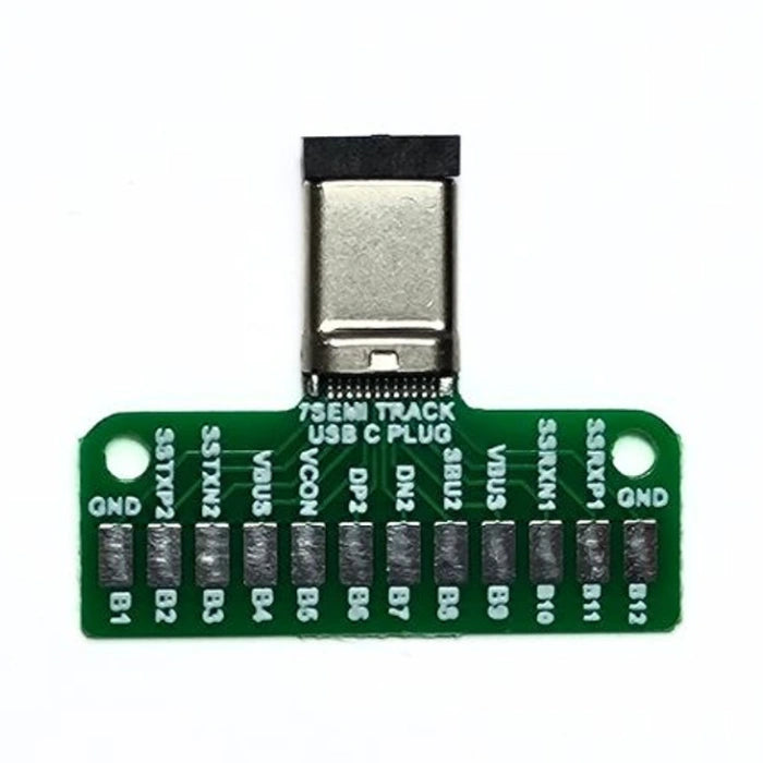 USB 3.1 Type-C Male Breakout Board (24-Pin) - 7Semi