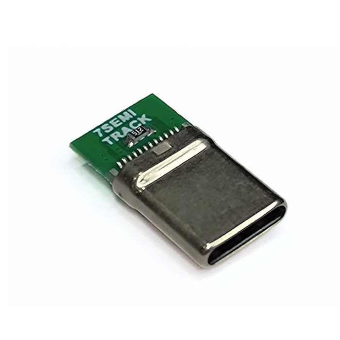 USB Type C PCB Male Breakout Board (4 Pin) -7Semi