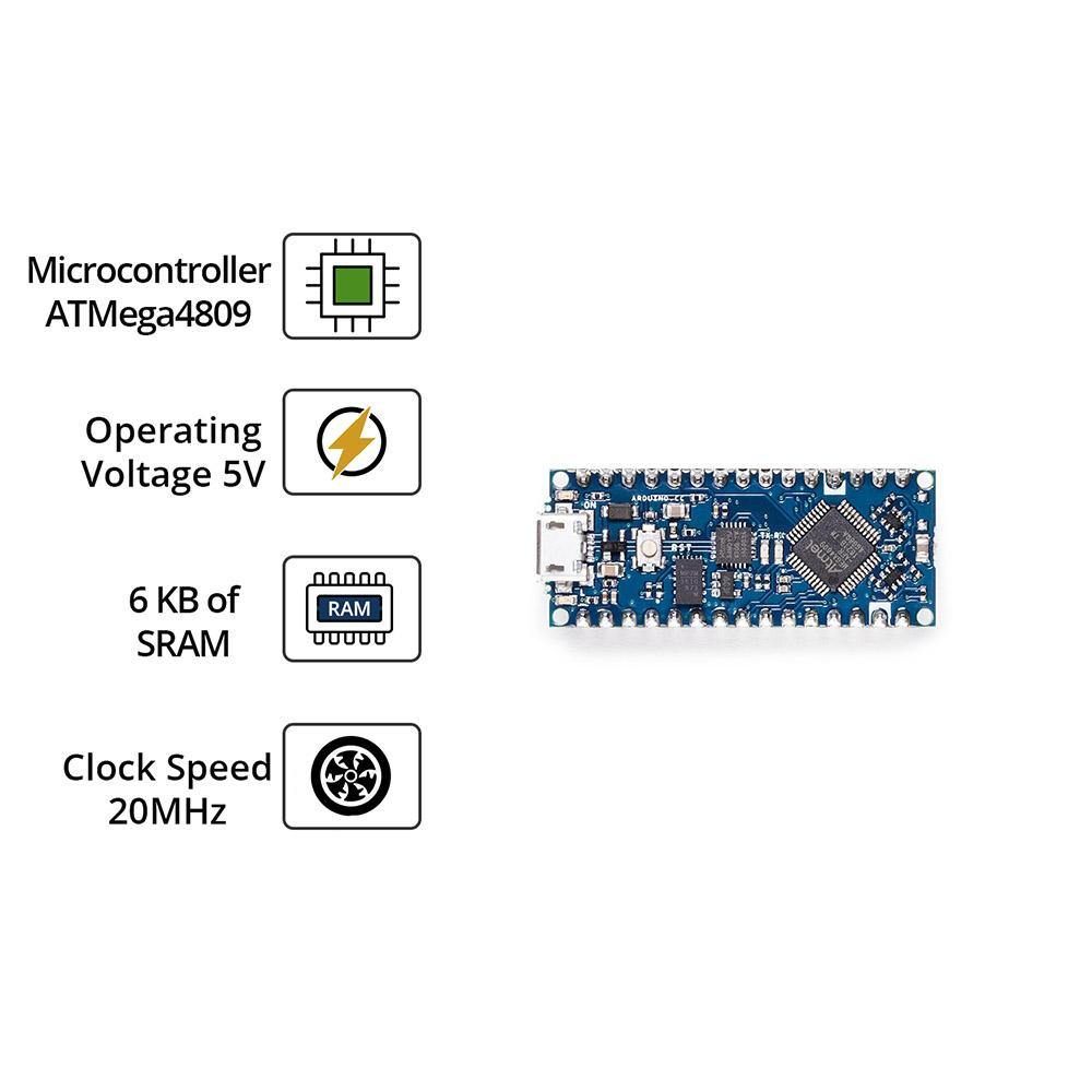 Arduino Nano Every with Headers ABX00033