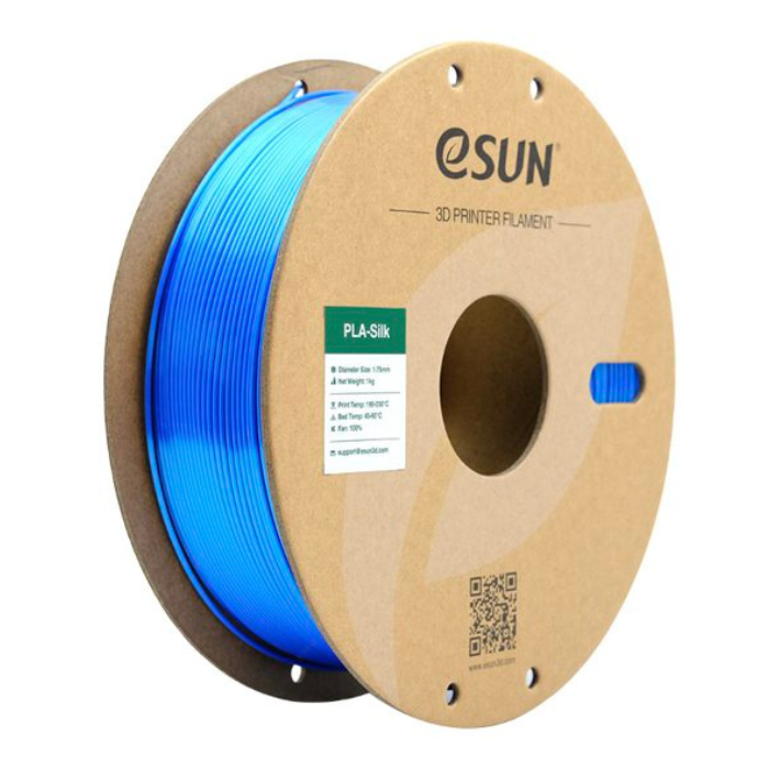 eSun 1.75mm PLA-Silk Filament 1kg Blue Color - Image 4