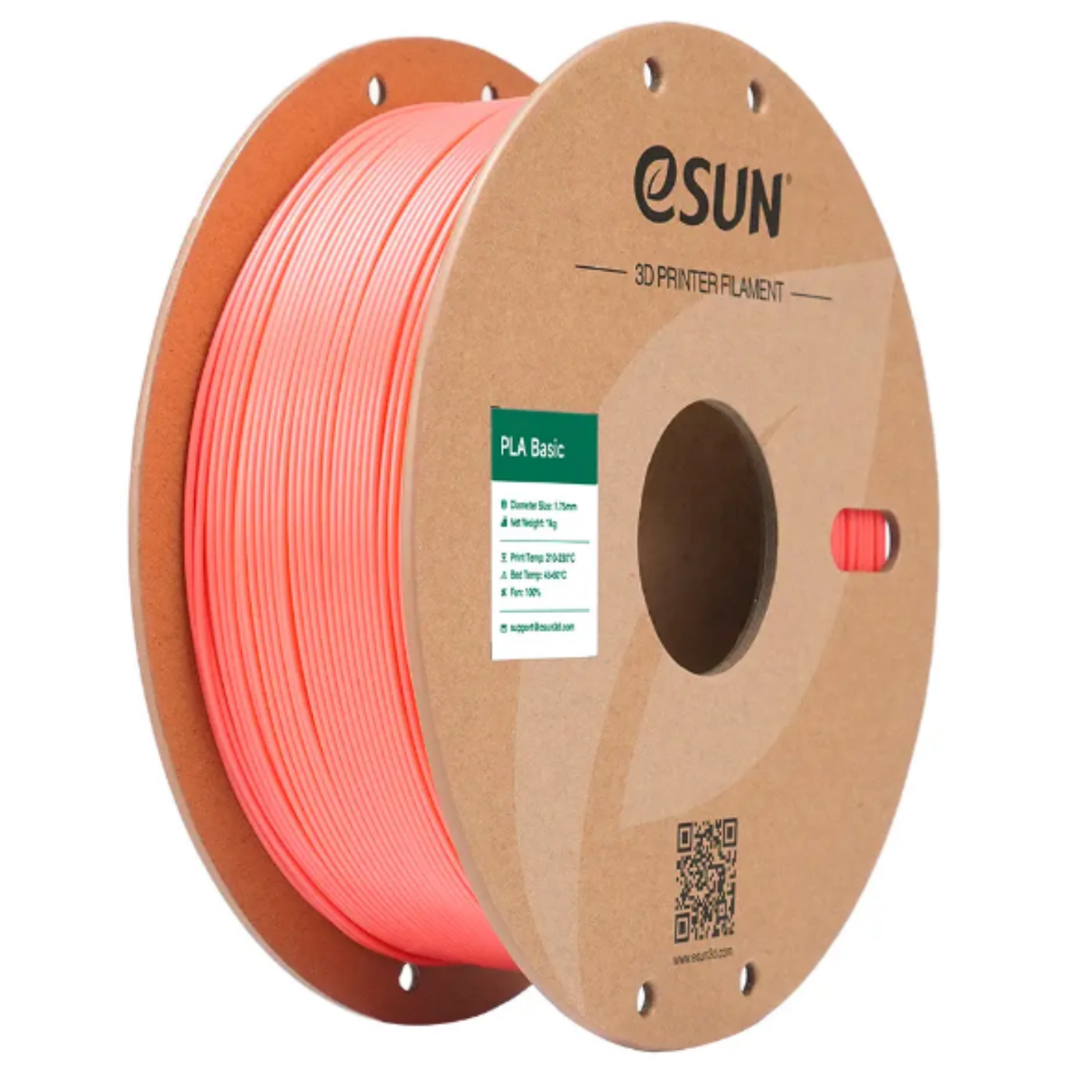 eSun PLA-Basic 3D Printing Filament 1.75mm 1kg Pink Color - Image 2