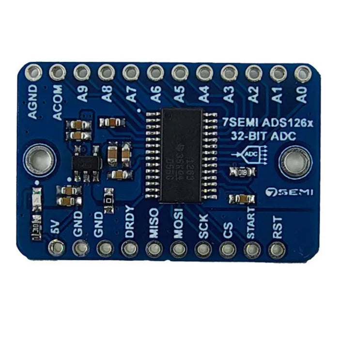 ADS1263 32-bit ADC Module with PGA Breakout - 7Semi