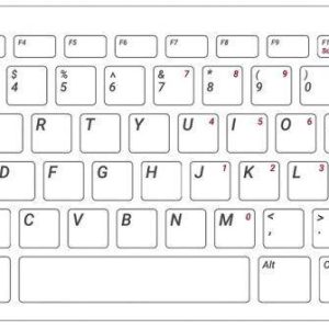 Raspberry Pi Official Keyboard (White-Red)