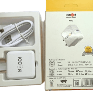 3.6A 5V White Adapter-Micro USB