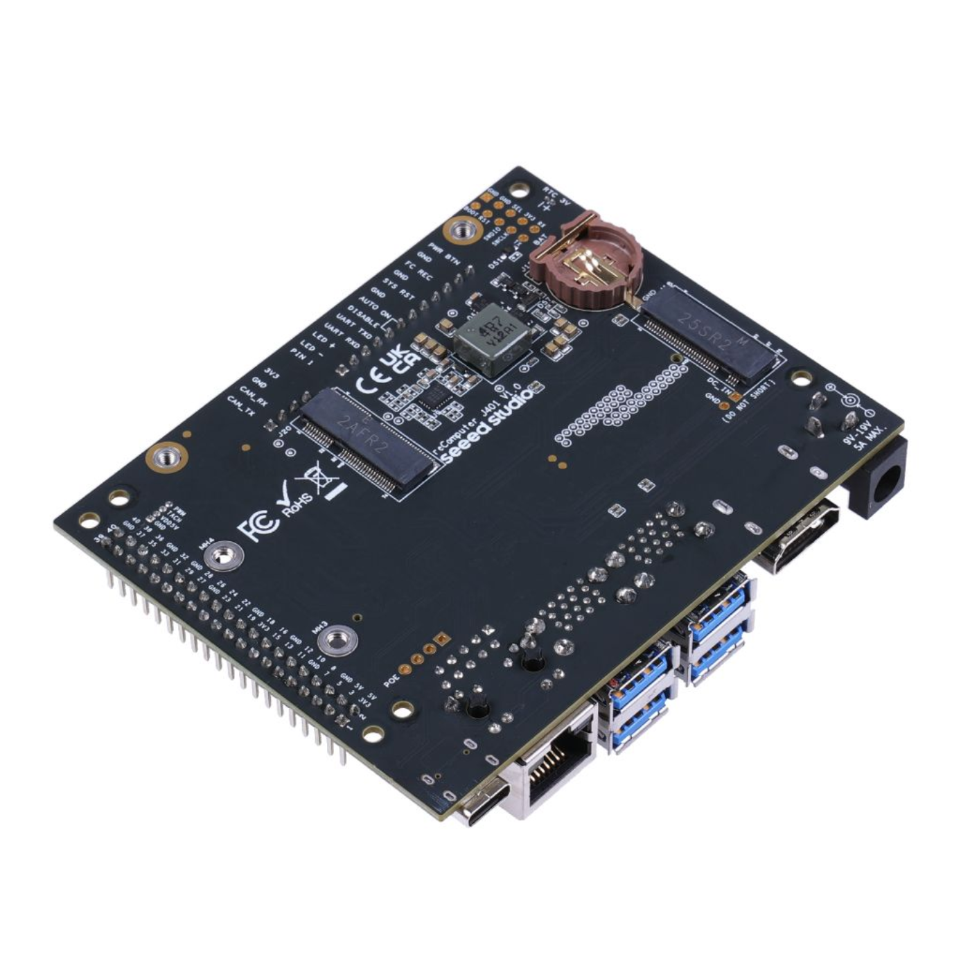 reComputer J401 - Open-Source Carrier Board for NVIDIA Jetson Orin Nano/Orin NX - Seeed Studio