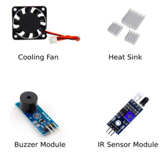 Raspberry Pi4 2-4-8GB Model 4B Ultimate Kit- Case, Power Adapter, Ethernet Cable, SD Card, Sensors and Manual