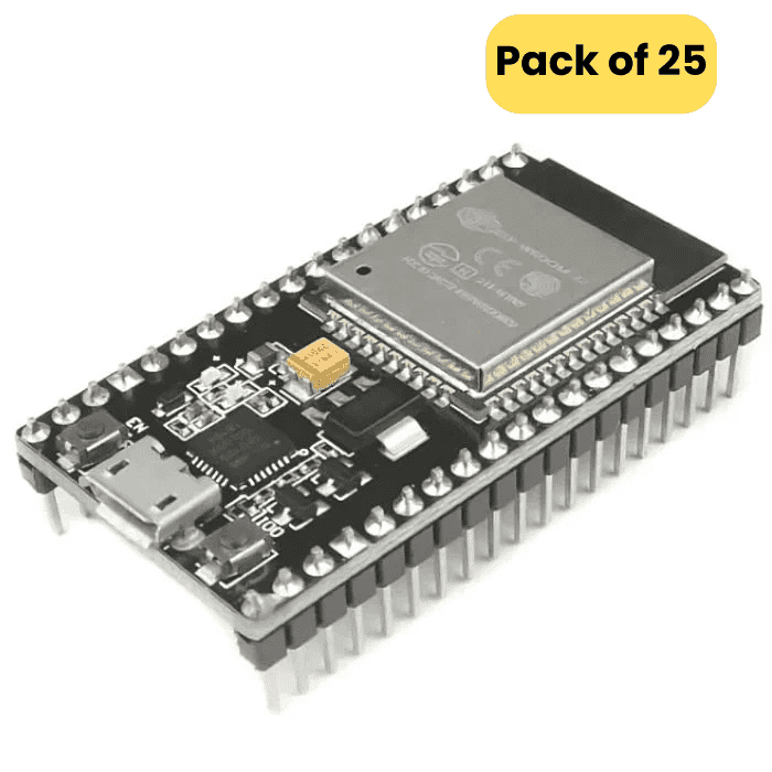 ESP32 (38 Pin) WiFi + Bluetooth NodeMCU-32 Development Board ( Pack of 25) - Image 2