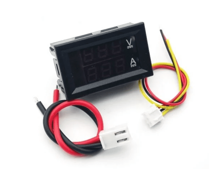 Digital Voltmeter Ammeter DC 100V 100A Dual Led Voltage Monitor Panel (Without Shunt) - Image 4