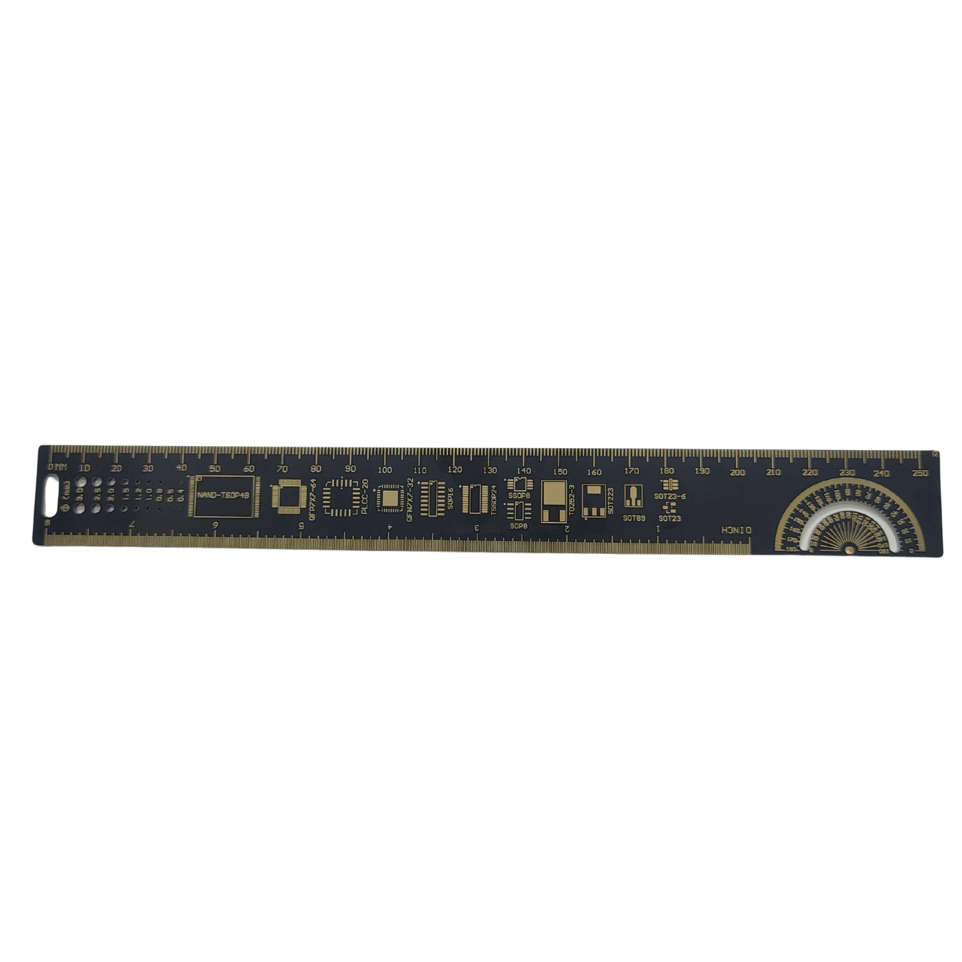 25cm Multipurpose Engineering Measuring PCB Ruler