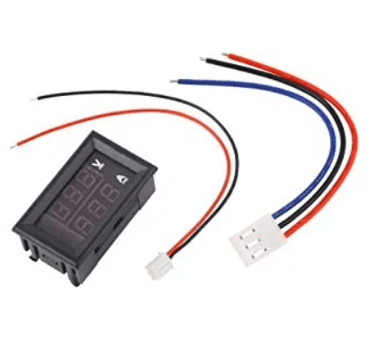 Digital Voltmeter Ammeter DC 100V 100A Dual Led Voltage Monitor Panel (Without Shunt) - Image 5