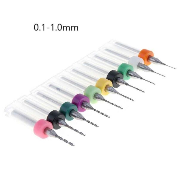 0.1-1.0mm Mixed 3D Printer Nozzle Cleaning Drill Bit Kit for MK7 MK8RepRap 10Pcs - Image 3