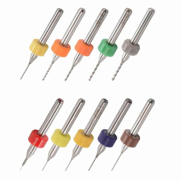 0.1-1.0mm Mixed 3D Printer Nozzle Cleaning Drill Bit Kit for MK7 MK8RepRap 10Pcs