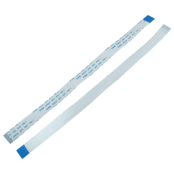 0.5mm Pitch 20 pin 200mm FFC FPC B-Type Ribbon Flexible Flat Cable (Pack of 2)