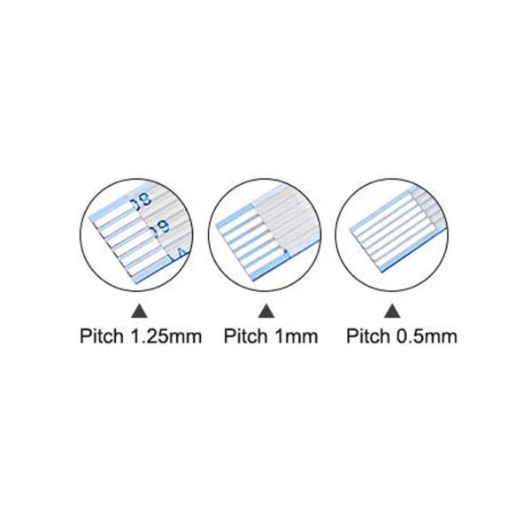 0.5mm Pitch 30 pin 200mm FPC B-Type Ribbon Flexible Flat Cable (Pack of 2) - Image 4