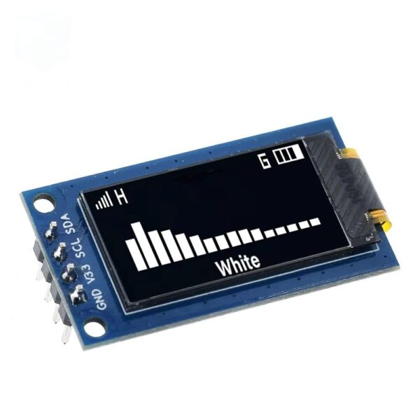 0.96 inch 4 Pin OLED display module SH1107 Vertical Screen module for arduino (White) - Image 2