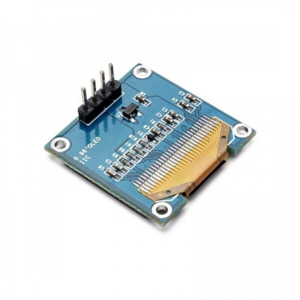 0.96inch 128×64 OLED 4 Pin Display Module Arduino Compatible (Blue) - Image 2