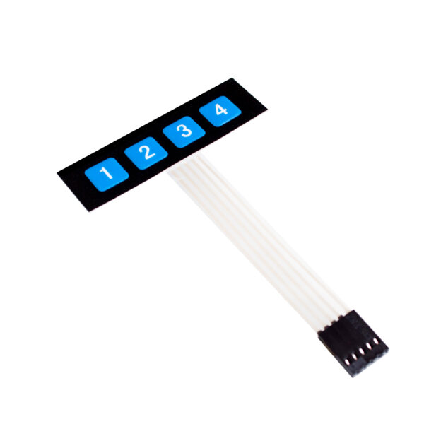 1×4 Matrix Membrane Keypad - Image 2