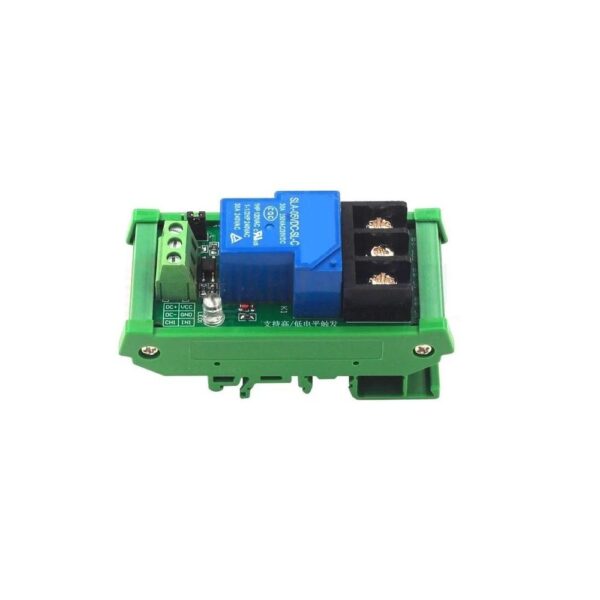 1 Channel Relay Module 30A with Optocoupler, Isolation 12V High and Low Triger with Guide Rail - Image 2