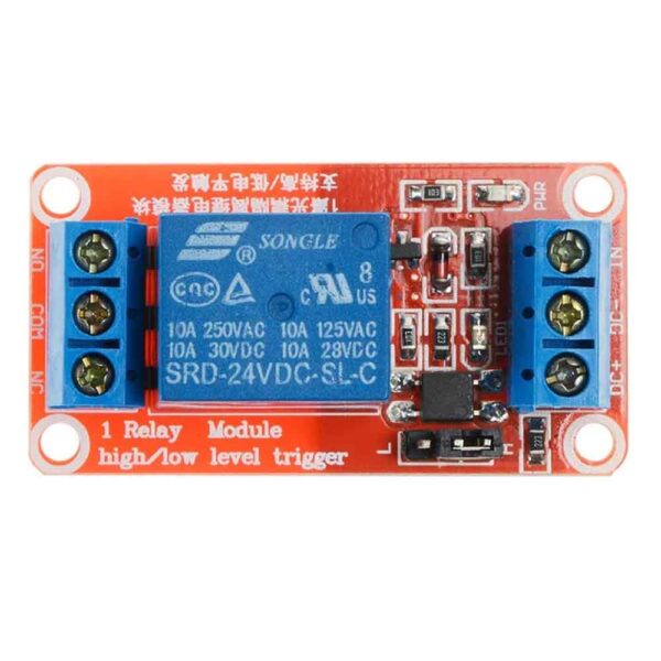 1 Channel Relay Module 24V High and Low Level Trigger Relay Control - Image 2