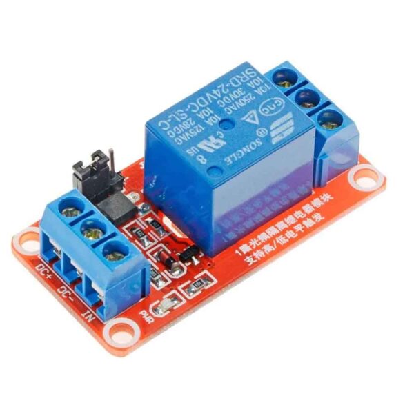 1 Channel Relay Module 24V High and Low Level Trigger Relay Control