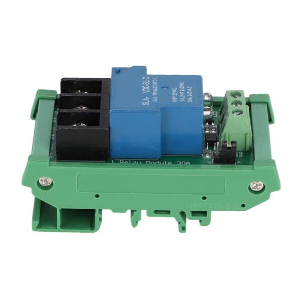 1 Channel Relay Module 30A with Optocoupler Isolation 24V Supports High and Low Triger with Guide Rail - Image 7