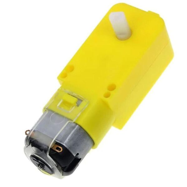 100 RPM Straight Single Shaft BO Motor - Image 3