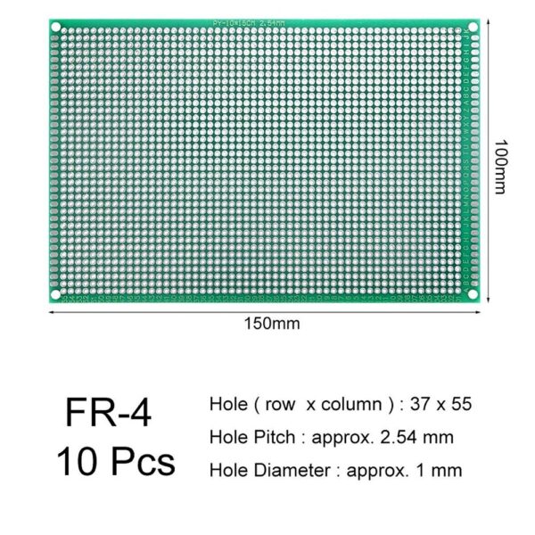 100x150mm Single Side PCB Universal Prototype Printed Circuit Board Protoboard - Image 3