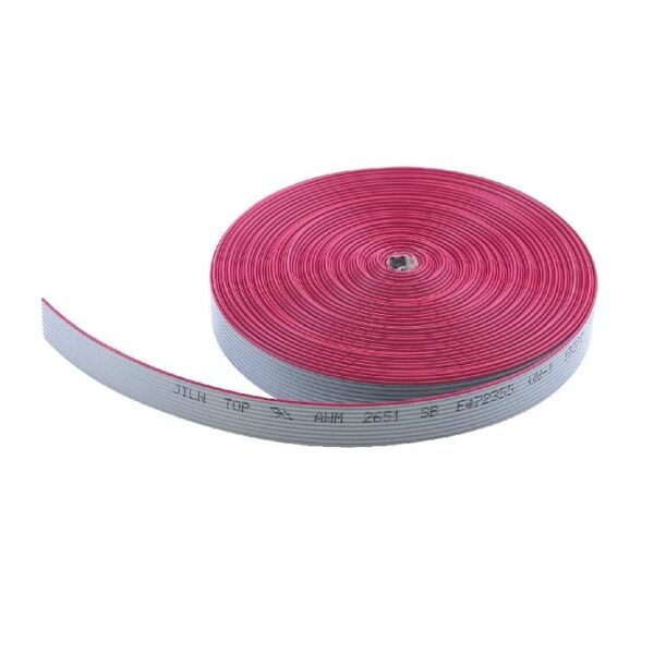 10 PIN 2.54MM PITCH GREY FLAT RIBBON DATA CABLE WIRE 28AWG 300V (2 METER)