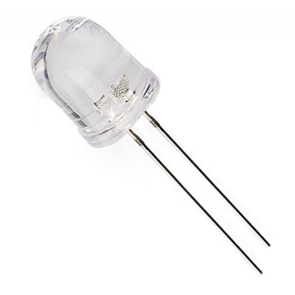 10mm LED White (5 Pcs)