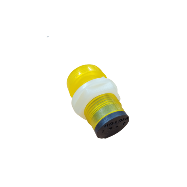 10mm Led Holder Plastic – Yellow - Image 3