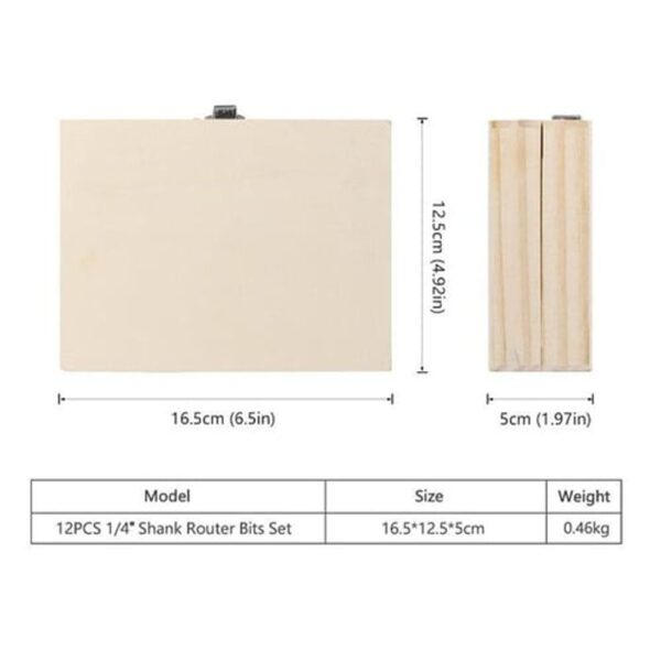 12 Pcs Router Trimmer Bit Set for 3018 CNC - Image 3