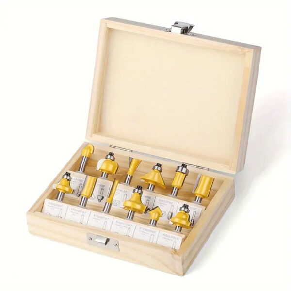 12 Pcs Router Trimmer Bit Set for 3018 CNC