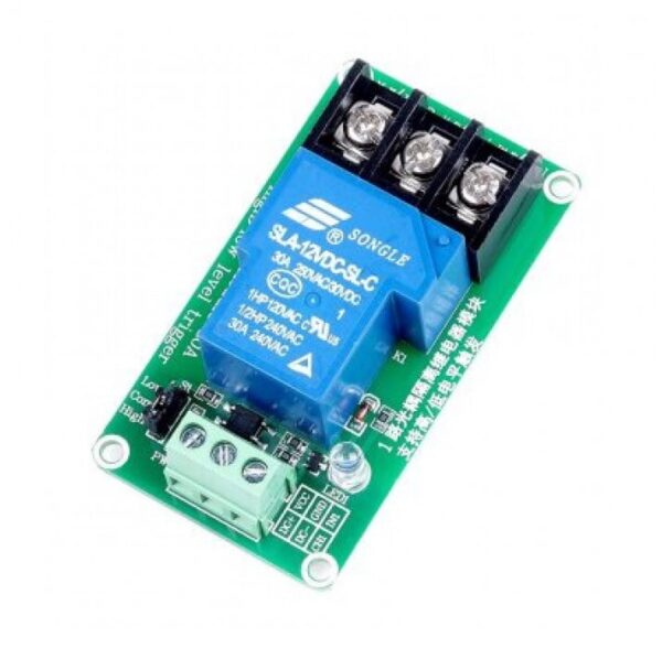 1 Channel Relay Module 30A with Optocoupler Isolation 24V  Supports High and Low Triger