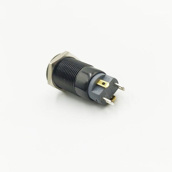 High Head 12mm 12-24v Green Latching 4-Pins Black Oxide Metal Switch - Image 4