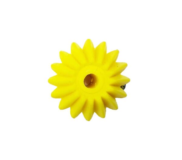 Yellow Gear Right-Angle Helical Bevel Gear Transmission 16T