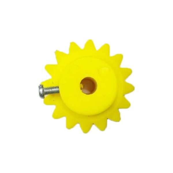 Yellow Gear Right-Angle Helical Bevel Gear Transmission 16T - Image 2