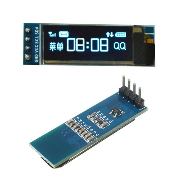 0.91 inch 128*32 Blue OLED Display Module I2C/IIC Serial Interface