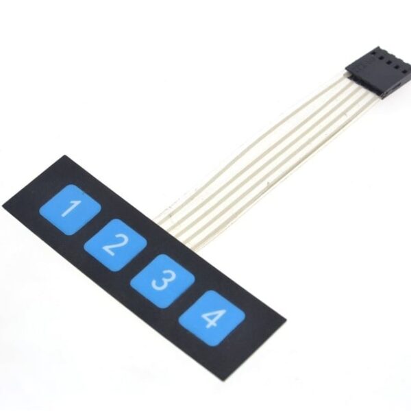 1×4 Matrix Membrane Keypad
