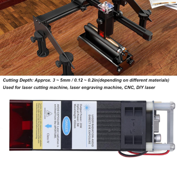 20W Laser Engraver Non-adjustable Focus (Model 2) - Image 4