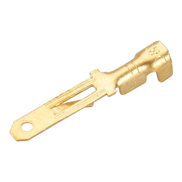 2.8mm Electrical Wire Connector Male Crimp Pins – 25 Pcs - Image 2