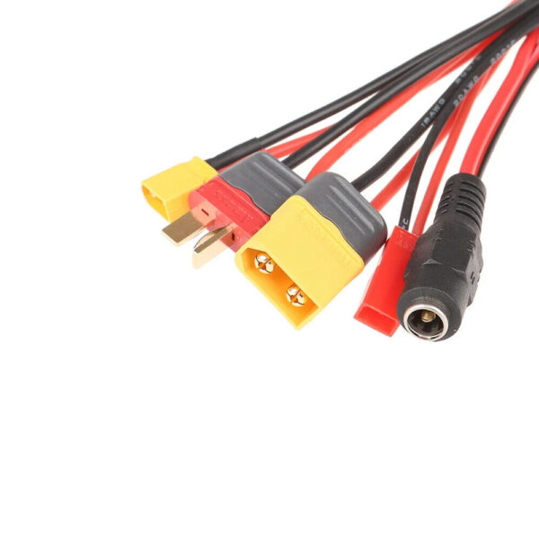 XT60 Female Plug to XT60 XT30 JST DC5.5 T Plug Charger Adapter Cable 20cm - Image 2