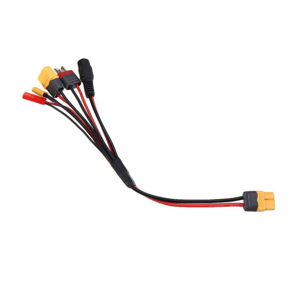XT60 Female Plug to XT60 XT30 JST DC5.5 T Plug Charger Adapter Cable 20cm - Image 3