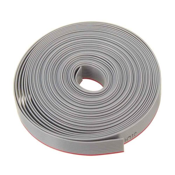 10 PIN 2.54MM PITCH GREY FLAT RIBBON DATA CABLE WIRE 28AWG 300V (2 METER) - Image 4