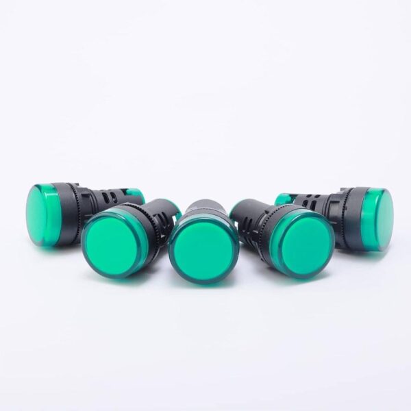 22mm 220V AC Green Colour Panel LED Light Indicator - Image 5
