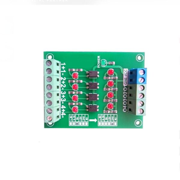 24V To 5V 4-Channel 4bit Photoelectric Isolation Module Level Voltage Converter PNP Output PLC Signal Converter Adapter Module. - Image 2