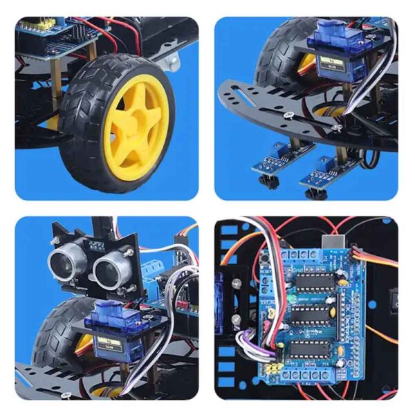 2WD Smart Robot Car Kit DIY With Arduino Uno Code ZYC002 - Image 6