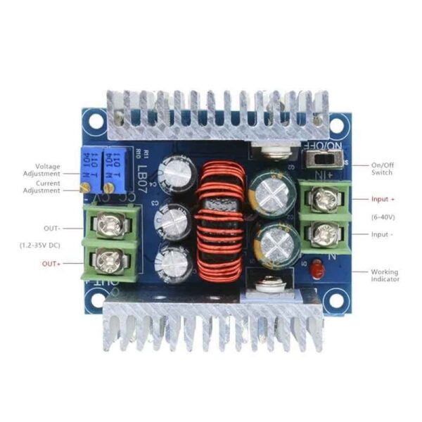 200W 20A DC-DC Buck Converter Step-down Module Constant Current LED Driver Module - Image 6